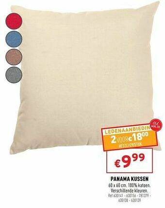 Trafic Panama kussen aanbieding