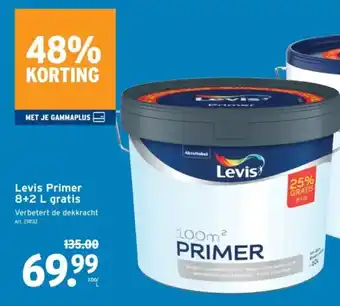 GAMMA Levis Primer aanbieding