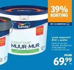 GAMMA Levis muurverf aanbieding