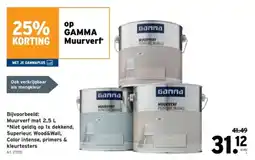GAMMA Gamma muurverf aanbieding