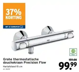 GAMMA Grohe thermostatische douchekraan Precision Flow aanbieding