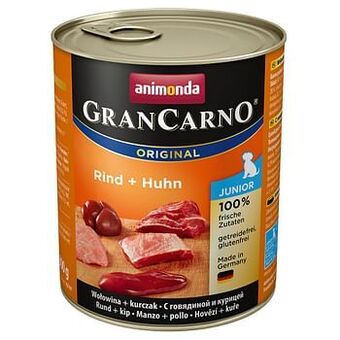 Zooplus 6x800g Original Junior Rund & Kip Animonda GranCarno Hondenvoer aanbieding
