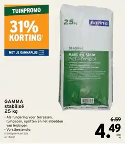 GAMMA Gamma stabilisé aanbieding