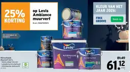GAMMA Levis Ambiance Muurverf aanbieding