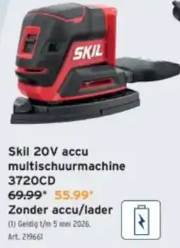GAMMA Skil 20V accu multischuurmachine 3720CD aanbieding