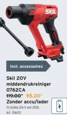 GAMMA Skil 20V middendrukreiniger 0762CA aanbieding