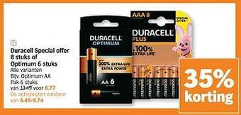 Duracell optimum aa
