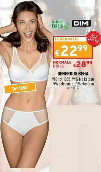 Trafic Generous beha aanbieding