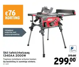 GAMMA Skil tafelcirkelzaag 1340AA 2000W aanbieding
