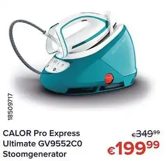 Calor pro express ultimate gv9552c0 stoomgenerator
