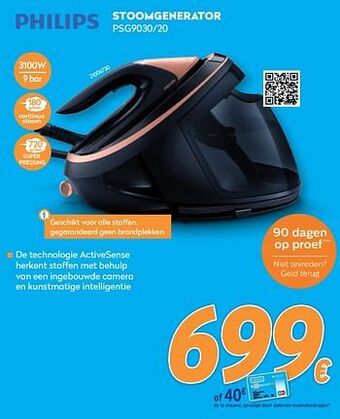 Krëfel Philips stoomgenerator psg9030-20 aanbieding