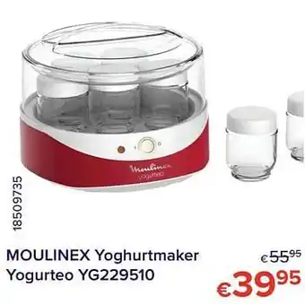 Euroshop Moulinex yoghurtmaker yogurteo yg229510 aanbieding