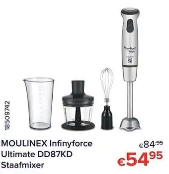 Euroshop Moulinex infinyforce ultimate dd87kd staafmixer aanbieding