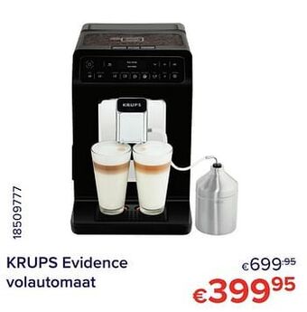 Euroshop Krups evidence volautomaat aanbieding