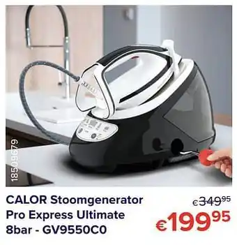 Euroshop Calor stoomgenerator pro express ultimate 8bar - gv9550c0 aanbieding