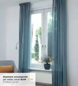 GAMMA Maatwerk (vouw)gordijn aanbieding