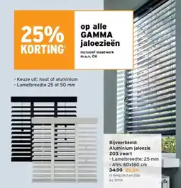 GAMMA Aluminium jaloezie aanbieding