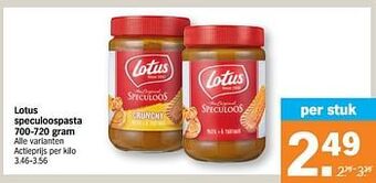 Lotus speculoospasta