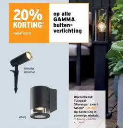GAMMA Tuinpaal Stavanger zwart aanbieding