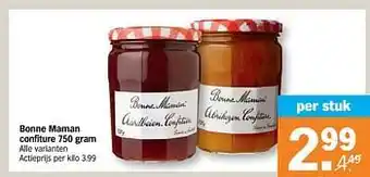 Albert Heijn Bonne maman confiture aanbieding