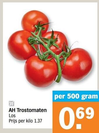 Albert Heijn Ah trostomaten aanbieding