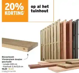 GAMMA Vlonderplank douglas geschaafd aanbieding