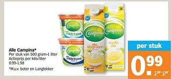 Albert Heijn Alle campina aanbieding
