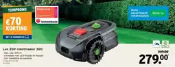 GAMMA Lux 20V robotmaaier 300 aanbieding
