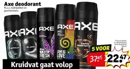 Kruidvat Axe deodorant aanbieding