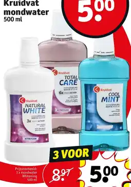 Kruidvat Kruidvat mondwater aanbieding