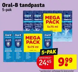 Kruidvat Oral-B tandpasta aanbieding