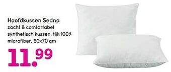 Leen Bakker Hoofdkussen sedna aanbieding
