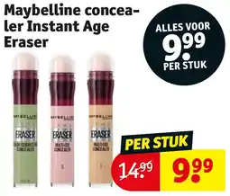 Kruidvat Maybelline concealer Instant Age Eraser aanbieding