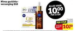 Kruidvat Nivea gezichts- verzorging Q10 aanbieding