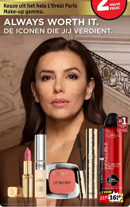 Kruidvat Keuze uit het hele L'Oréal Paris Make-up gamma. aanbieding