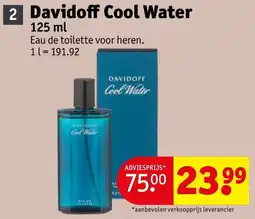Kruidvat Davidoff Cool Water aanbieding