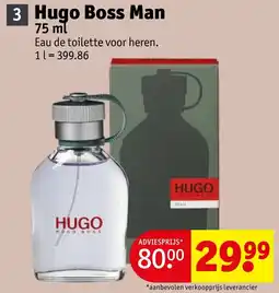 Kruidvat Hugo Boss Man aanbieding