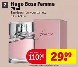 Kruidvat Hugo Boss Femme aanbieding