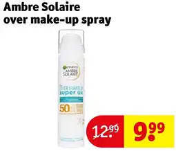 Kruidvat Ambre Solaire over make-up spray aanbieding