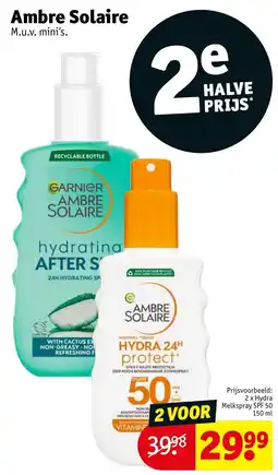 Kruidvat Ambre Solaire aanbieding