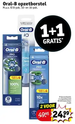 Kruidvat Oral-B Opzetborstel aanbieding