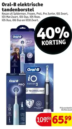 Kruidvat Oral-B Elektrische Tandenborstel aanbieding