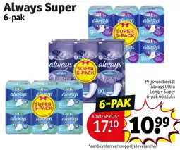 Kruidvat Always Super aanbieding