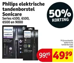 Kruidvat Philips elektrische tandenborstel Sonicare aanbieding