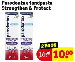 Kruidvat Parodontax tandpasta Strengthen & Protect aanbieding