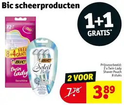 Kruidvat BiC Scheerproducten aanbieding