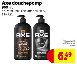 Kruidvat Axe Douchepomp aanbieding