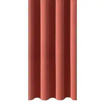 Leen Bakker Gordijnstof Rome - roze/rood - Leen Bakker aanbieding