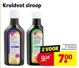 Kruidvat Kruidvat siroop aanbieding