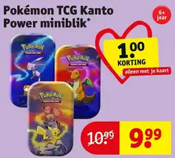 Kruidvat Pokémon TCG Kanto Power miniblik aanbieding